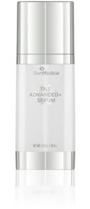 Bottle of SkinMedica TNS Advanced+ Serum.